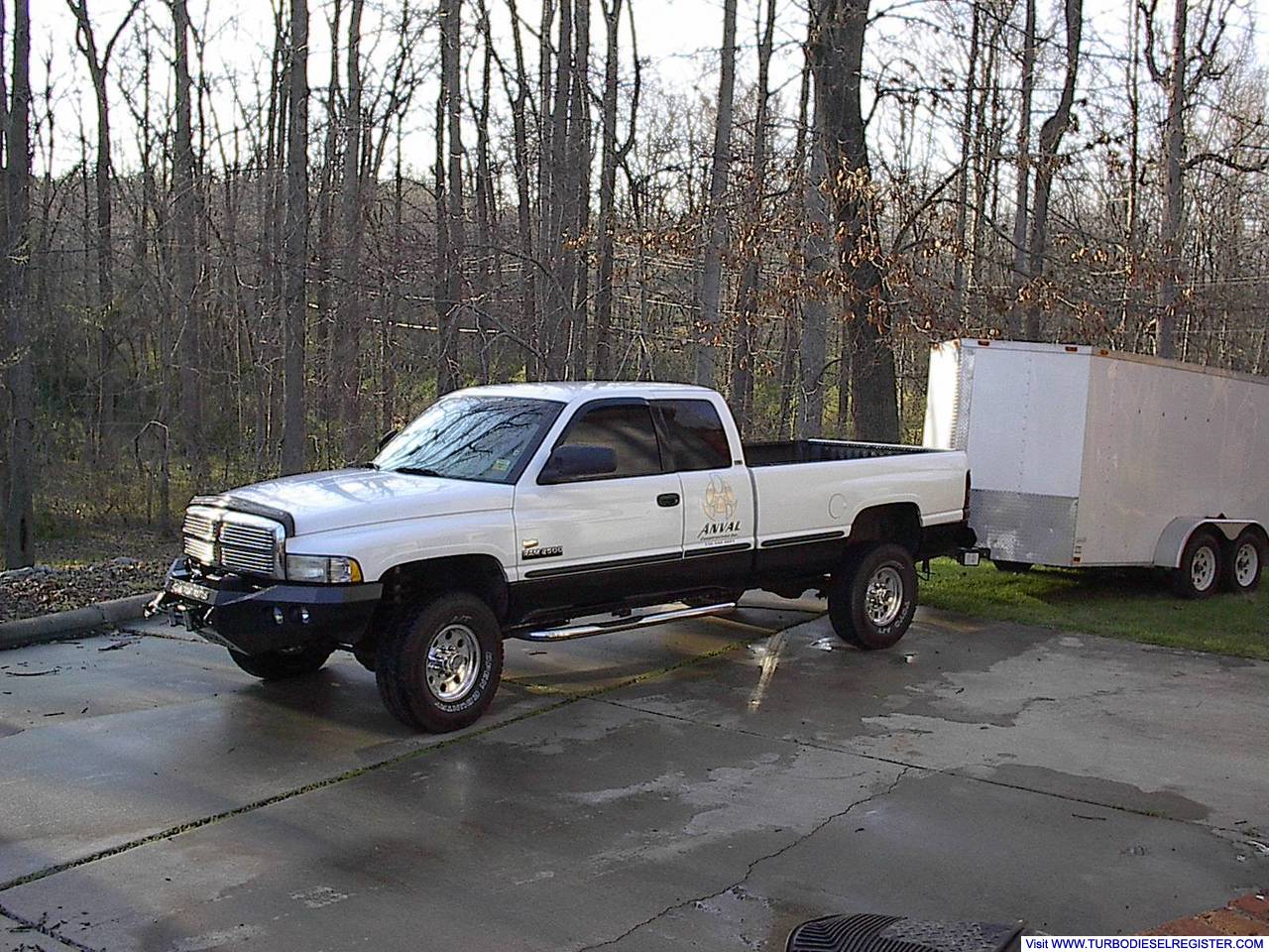 Truck w/ Work Trailer