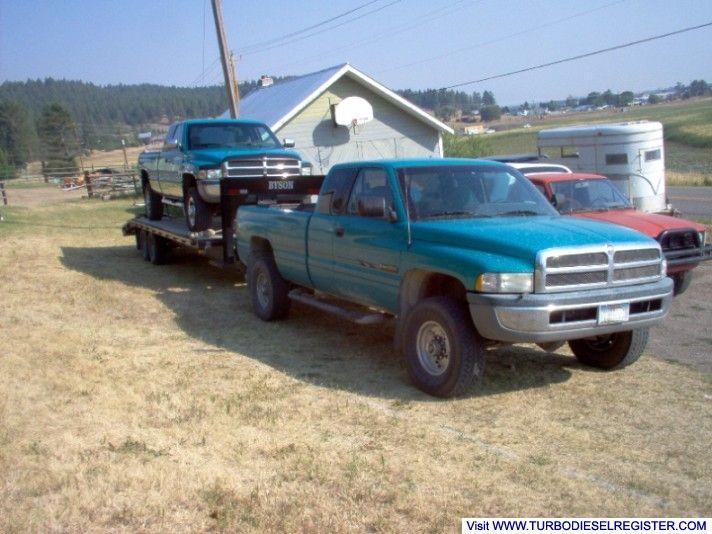 Two Green Trucks