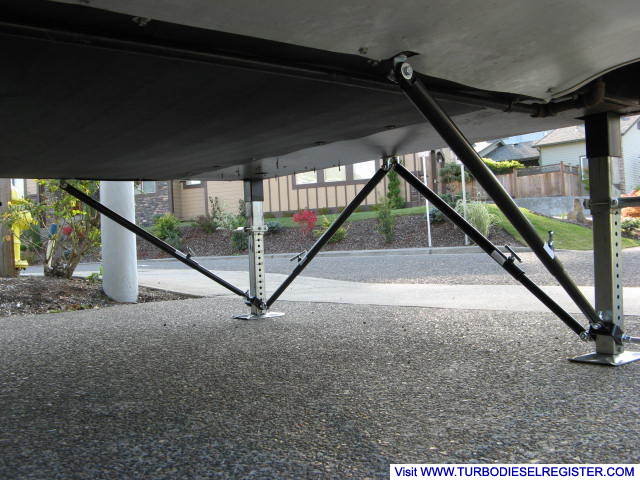Ultra-Fab Eliminator 5er stabilizers - front underneath view
