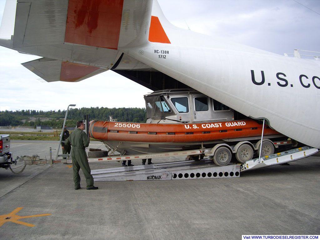 unloading CG 255006 from C130