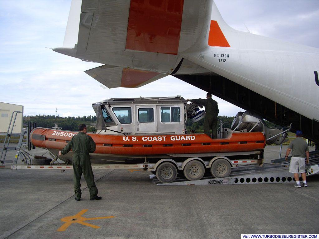 unloading CG 255006 from C130