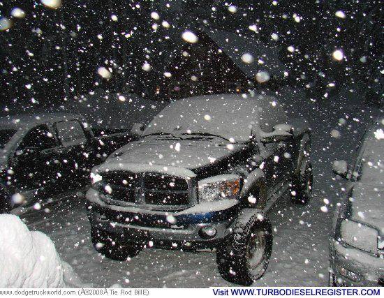 Up at Huntington during a blizzard