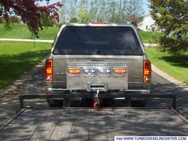 Winch Box - White LED Backup and Warning Strobe Lights