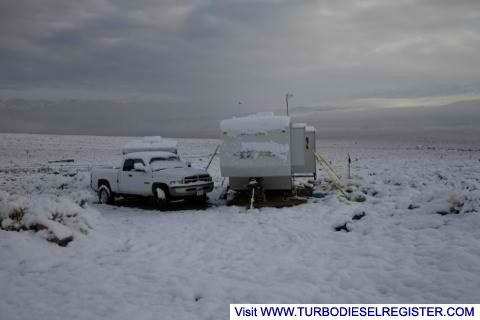 Winter in Olancha, Ca.