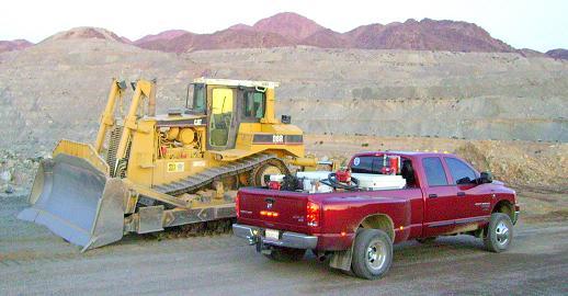 Working at Eagle Mt.